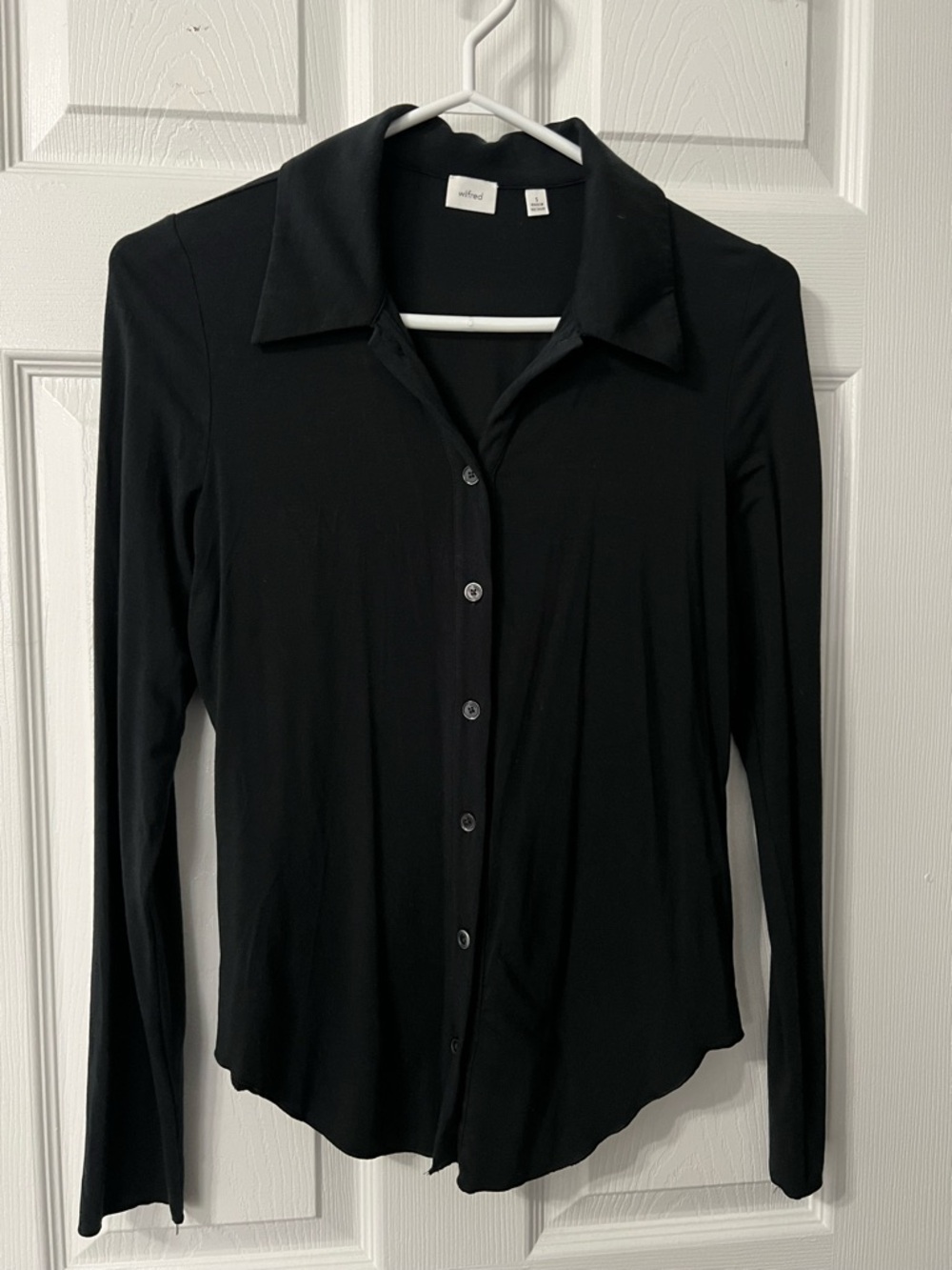 Black Wilfred Button Up Shirt